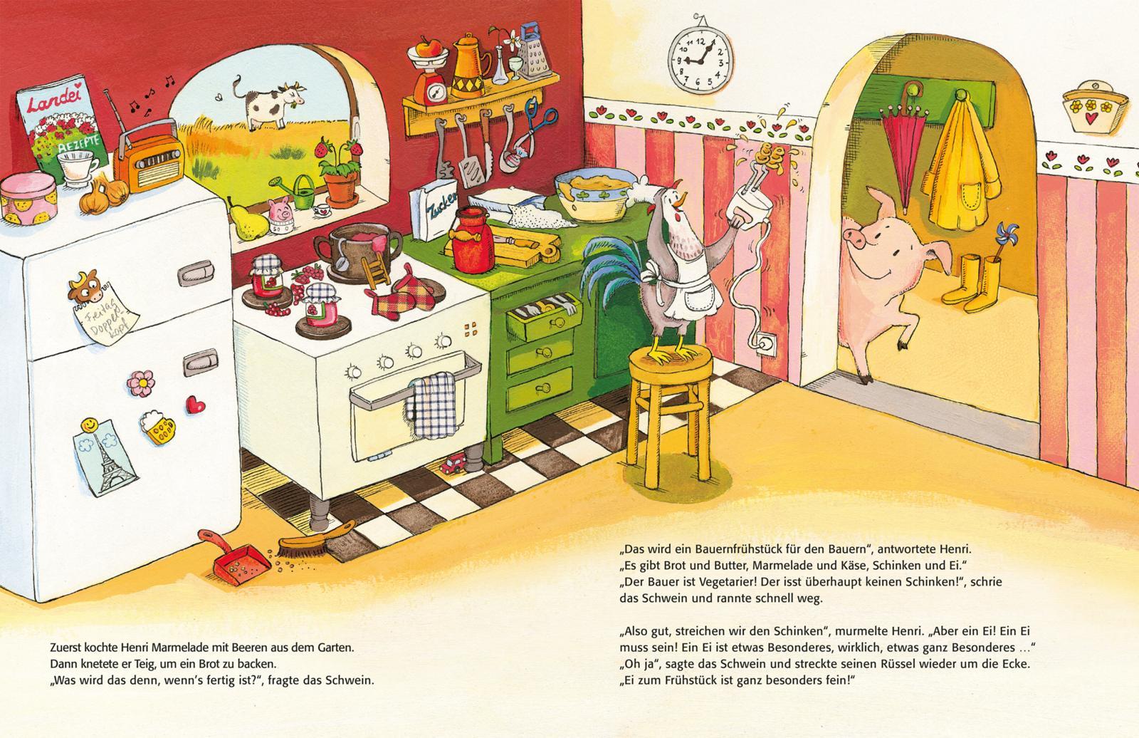 Beispielinhalt (Bild) Henri und Henriette: Wie Henri Henriette fand
