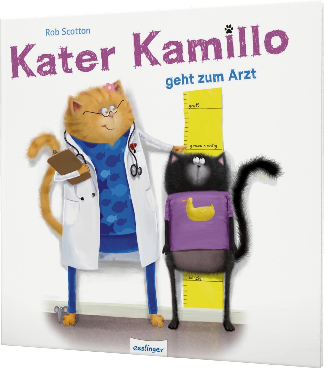Vorderes Coverbild Kater Kamillo geht zum Arzt