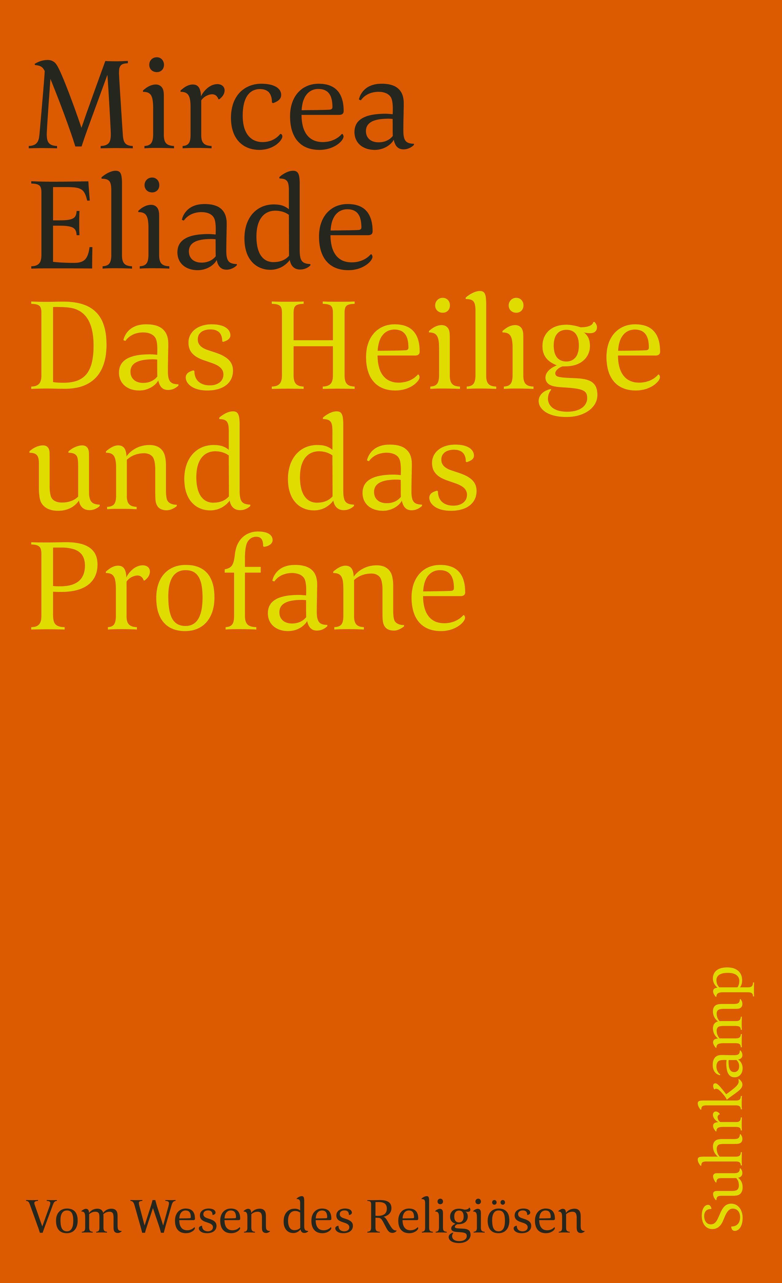 Vorderes Coverbild Das Heilige und das Profane
