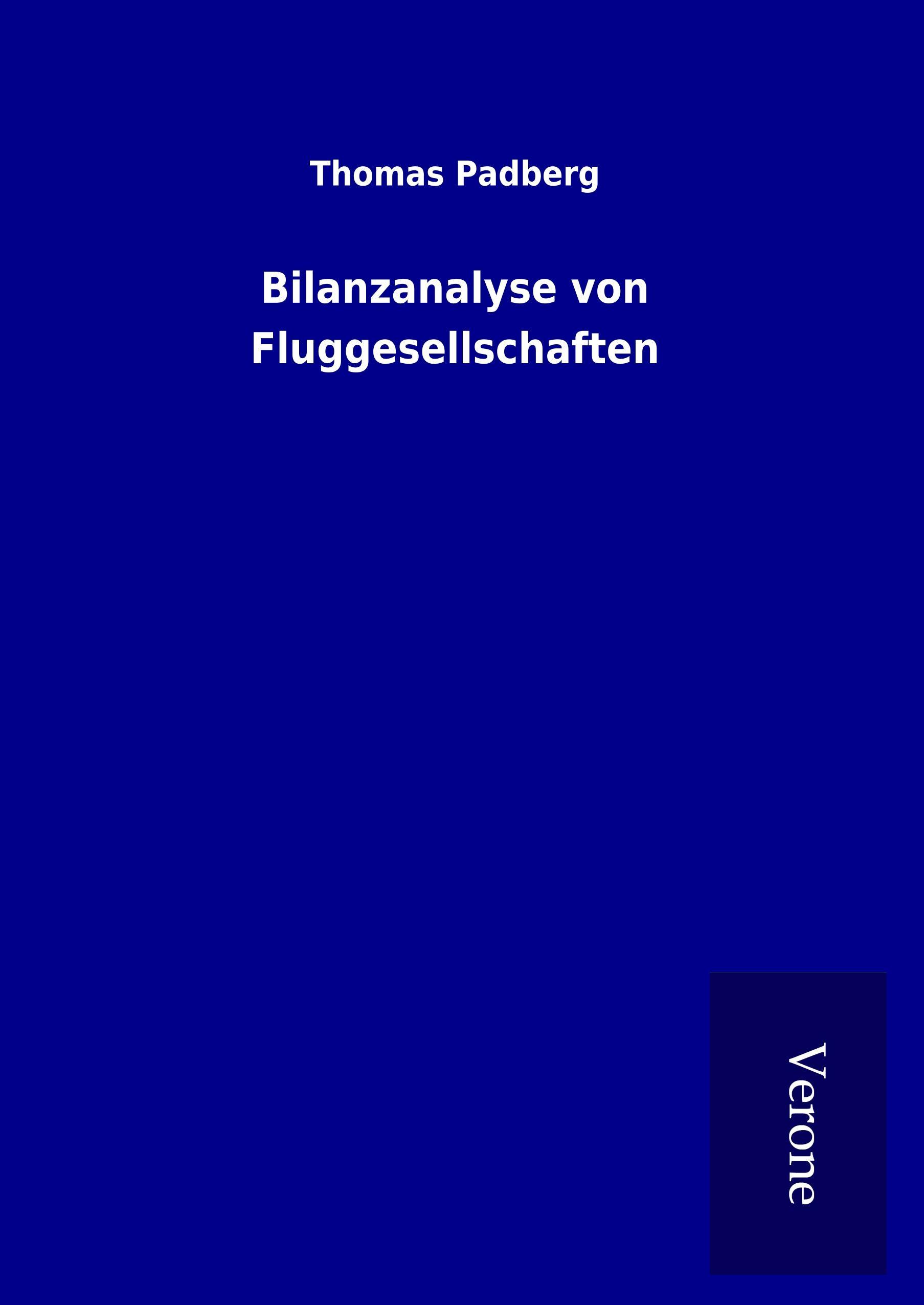 Vorderes Coverbild Bilanzanalyse von Fluggesellschaften
