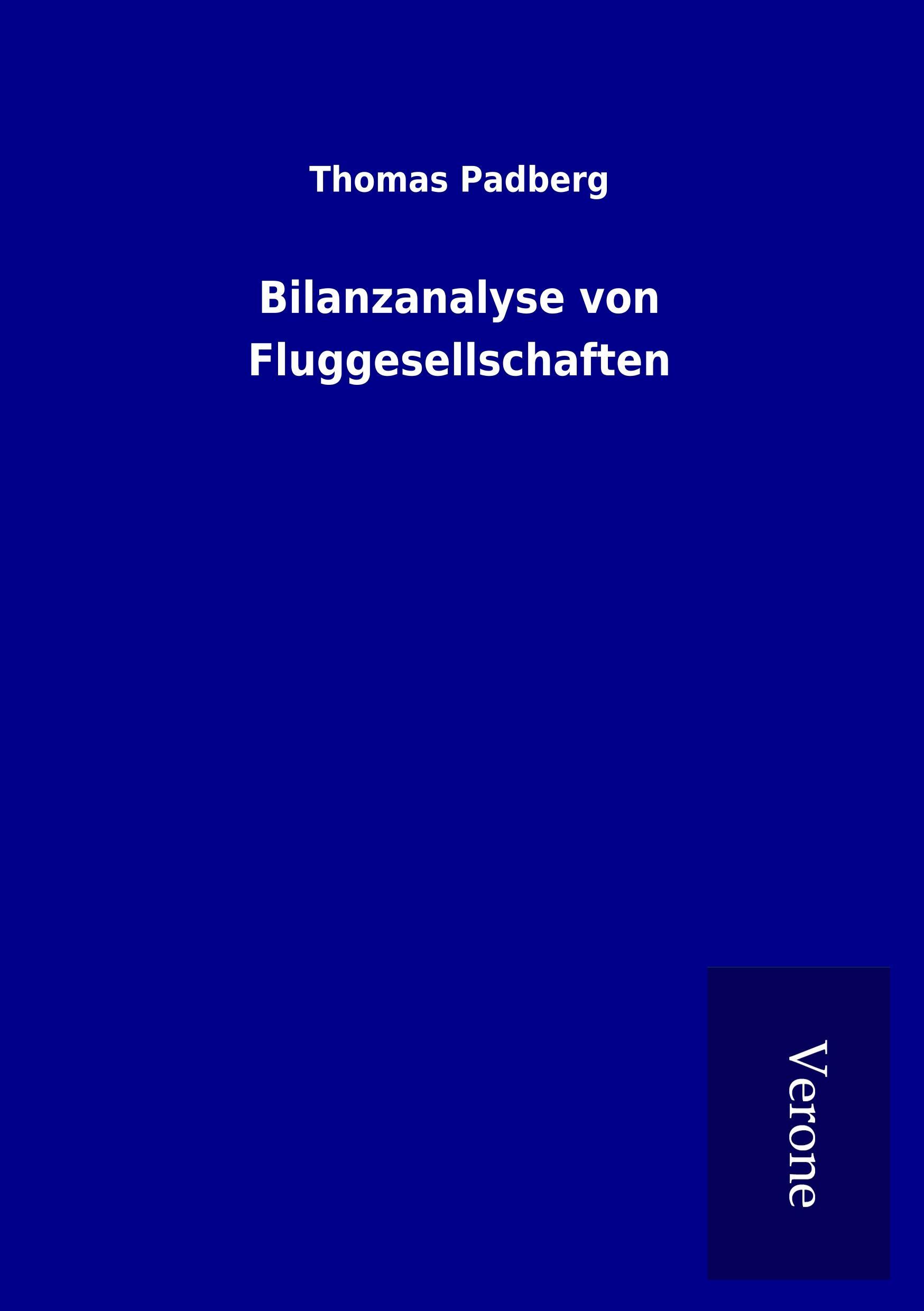 Vorderes Coverbild Bilanzanalyse von Fluggesellschaften