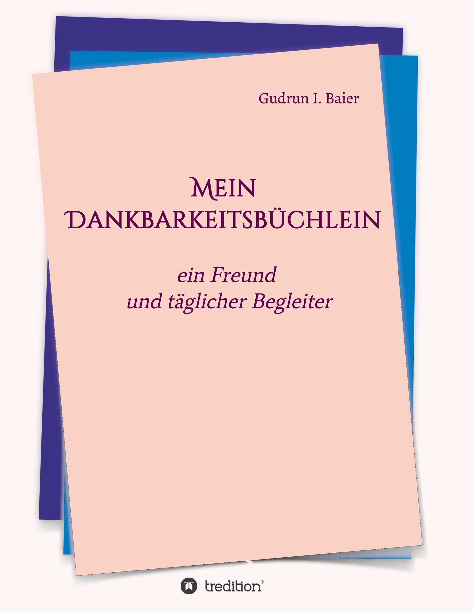 Vorderes Coverbild Mein Dankbarkeitsbüchlein