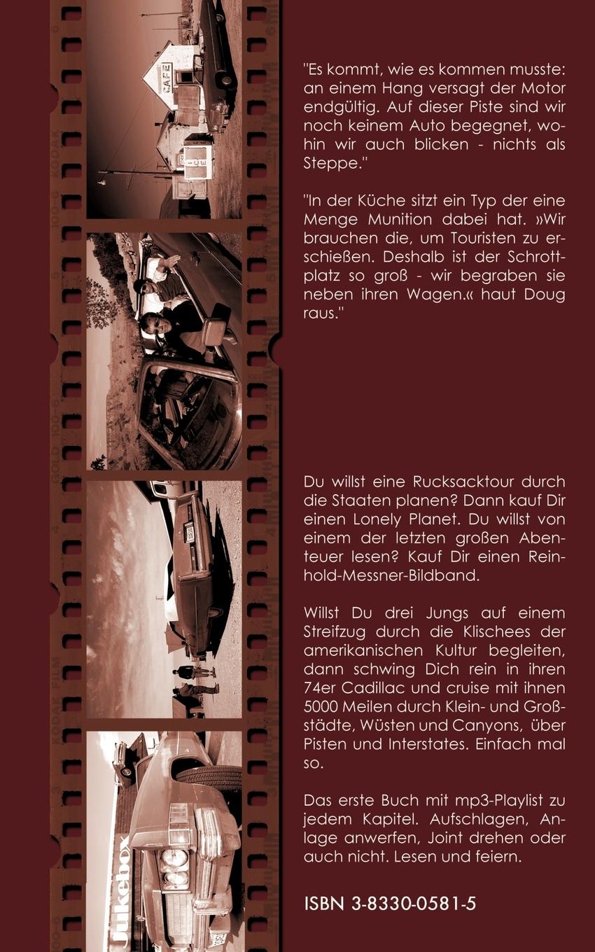 Rückseitencover Route 66 in einem 74er Cadillac