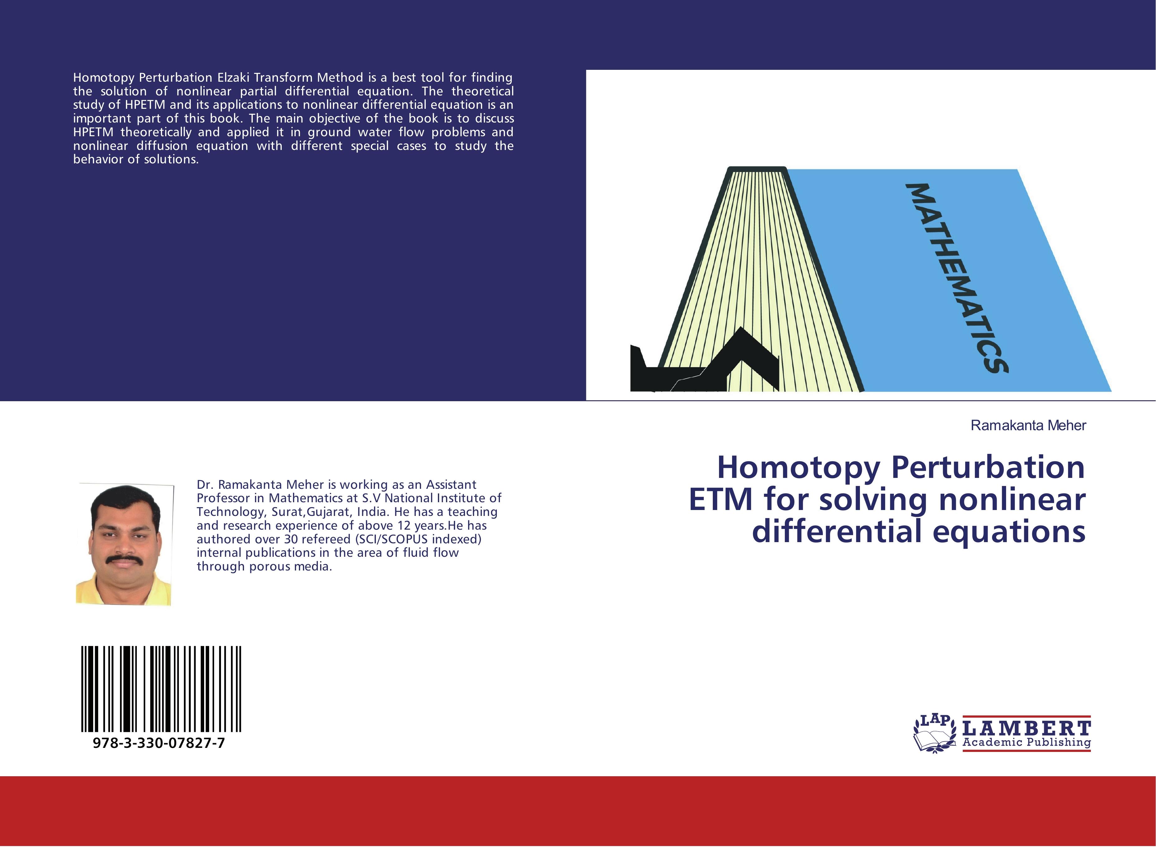 Vorderes Coverbild Homotopy Perturbation ETM for solving nonlinear differential equations