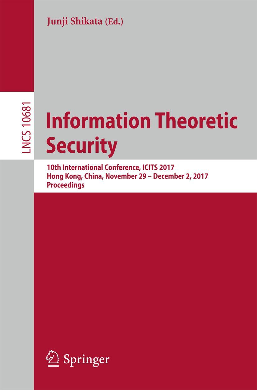 Vorderes Coverbild Information Theoretic Security