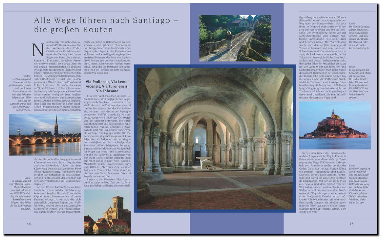 Beispielinhalt (Bild) Jakobsweg