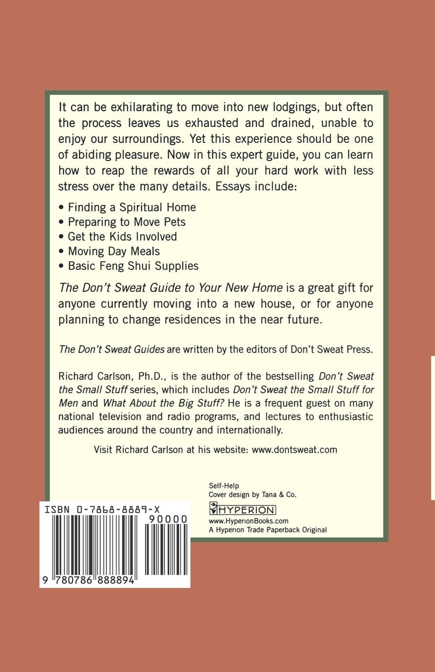 Rückseitencover The Don't Sweat Guide to Your New Home