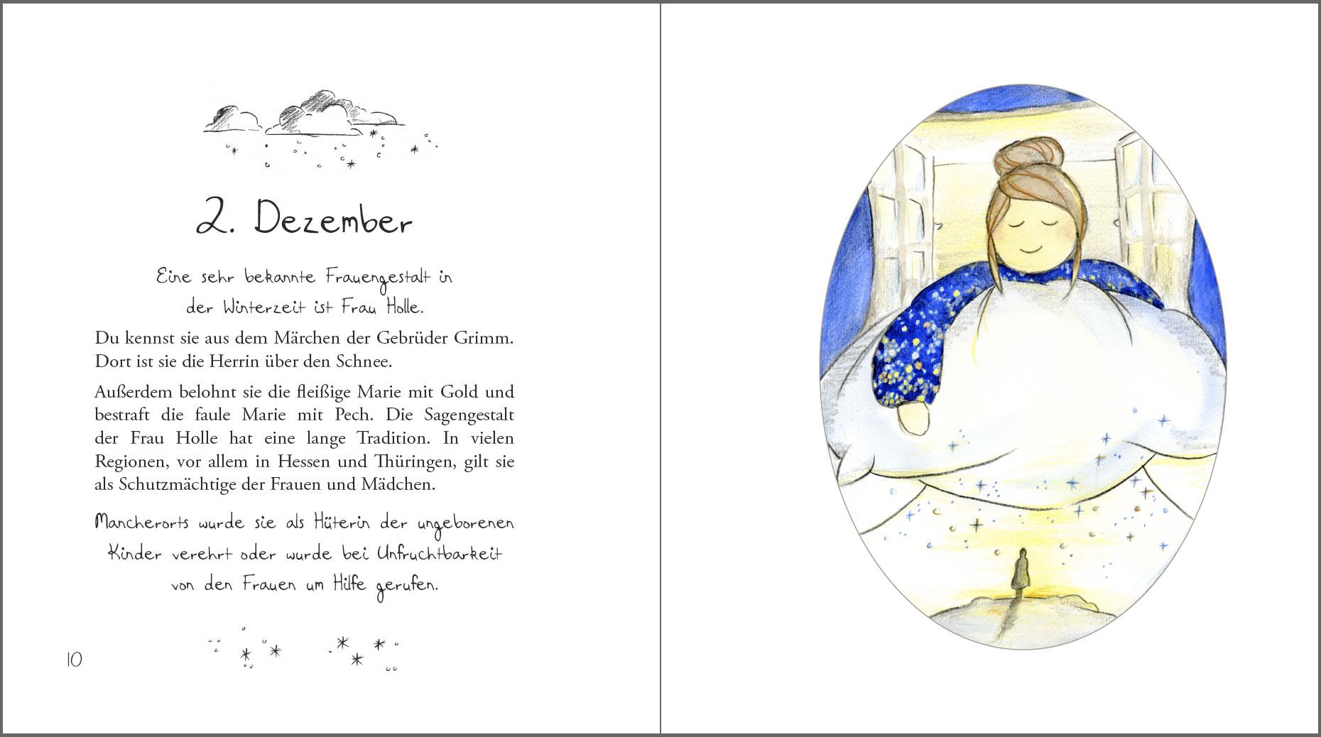 Beispielinhalt (Bild) Schwanger im Advent - Ein Adventskalender für alle werdenden Mütter