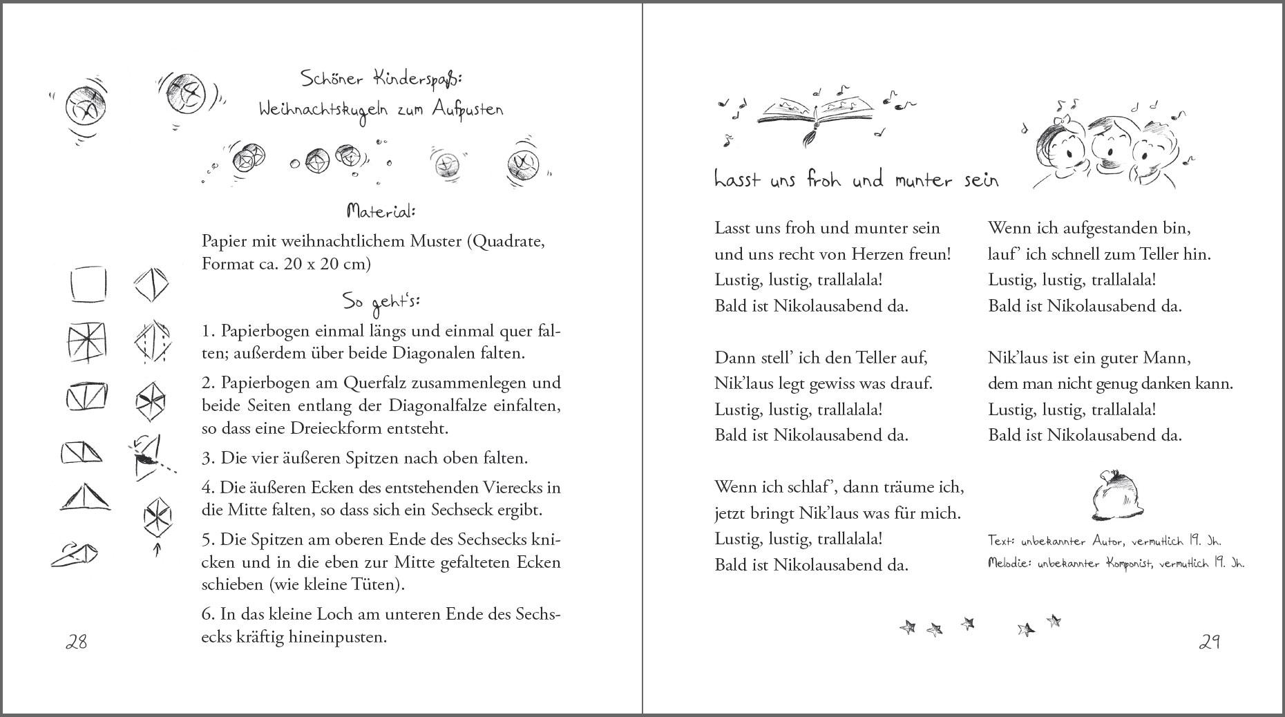 Beispielinhalt (Bild) Schwanger im Advent - Ein Adventskalender für alle werdenden Mütter