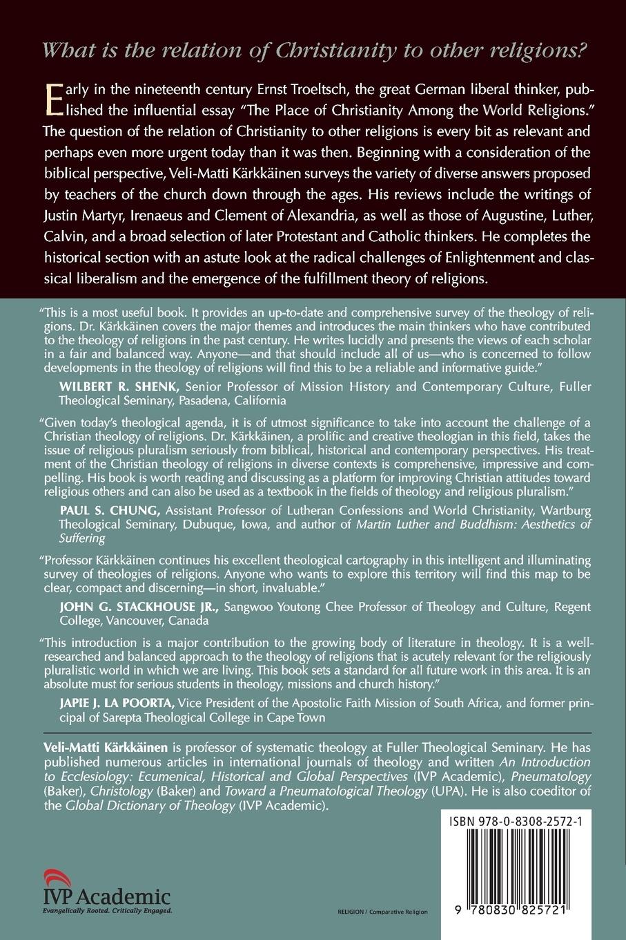 Rückseitencover An Introduction to the Theology of Religions