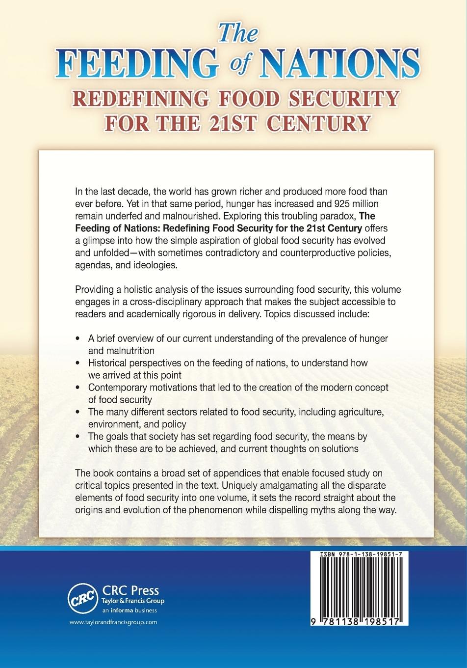 Rückseitencover The Feeding of Nations