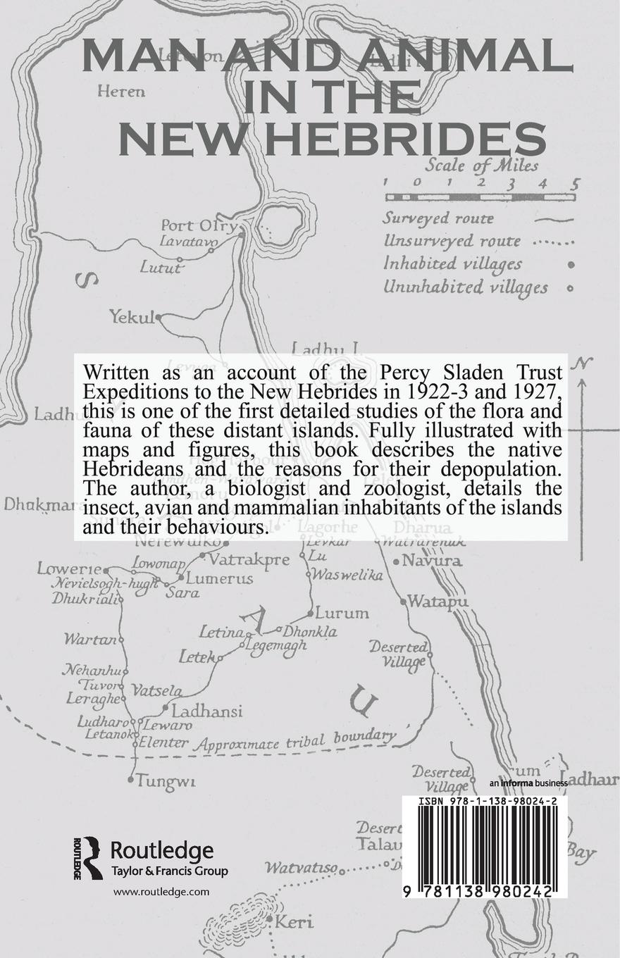 Rückseitencover Man & Animals In New Hebrides