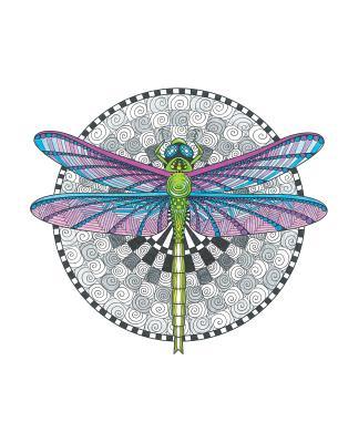 Vorderes Coverbild Tangleeasy Guided Journal Dragonfly