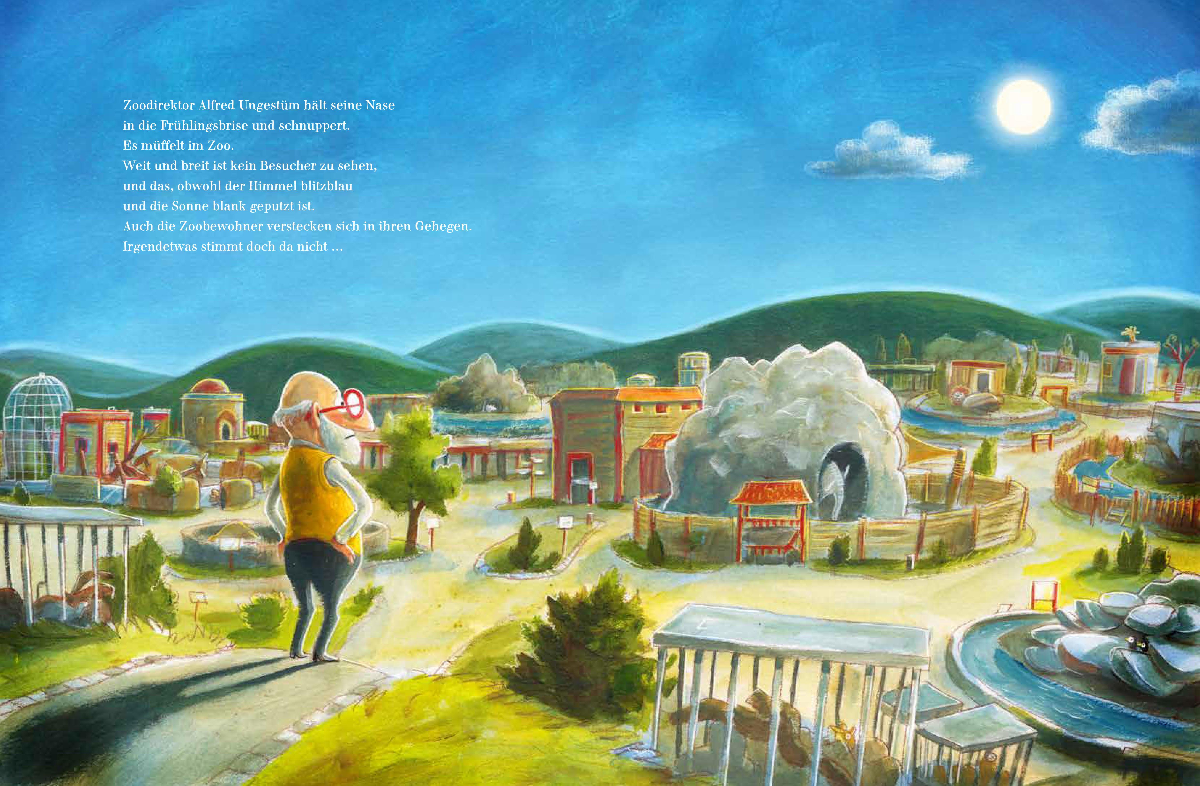 Beispielinhalt (Bild) Der große Zahnputztag im Zoo