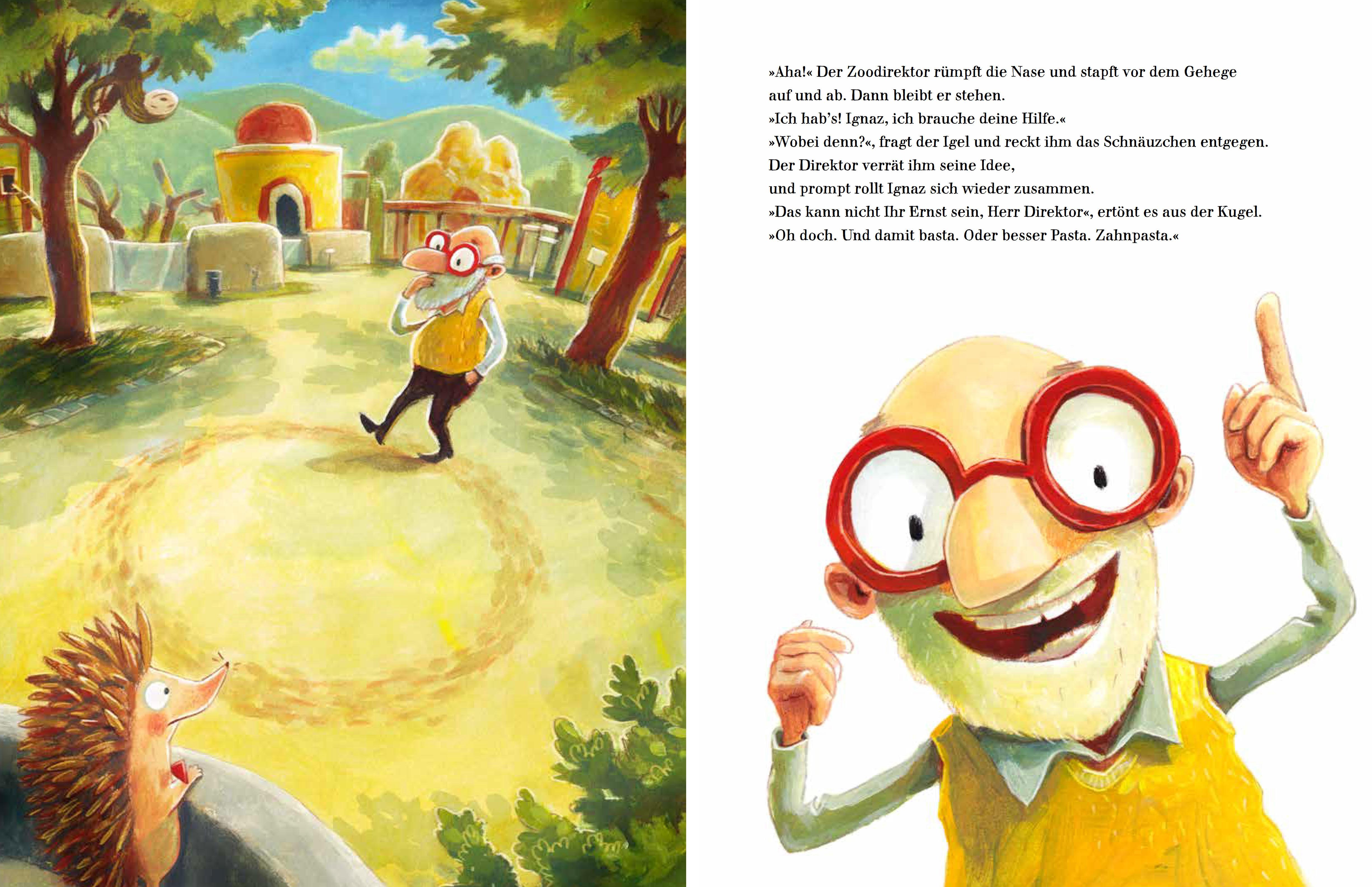 Beispielinhalt (Bild) Der große Zahnputztag im Zoo