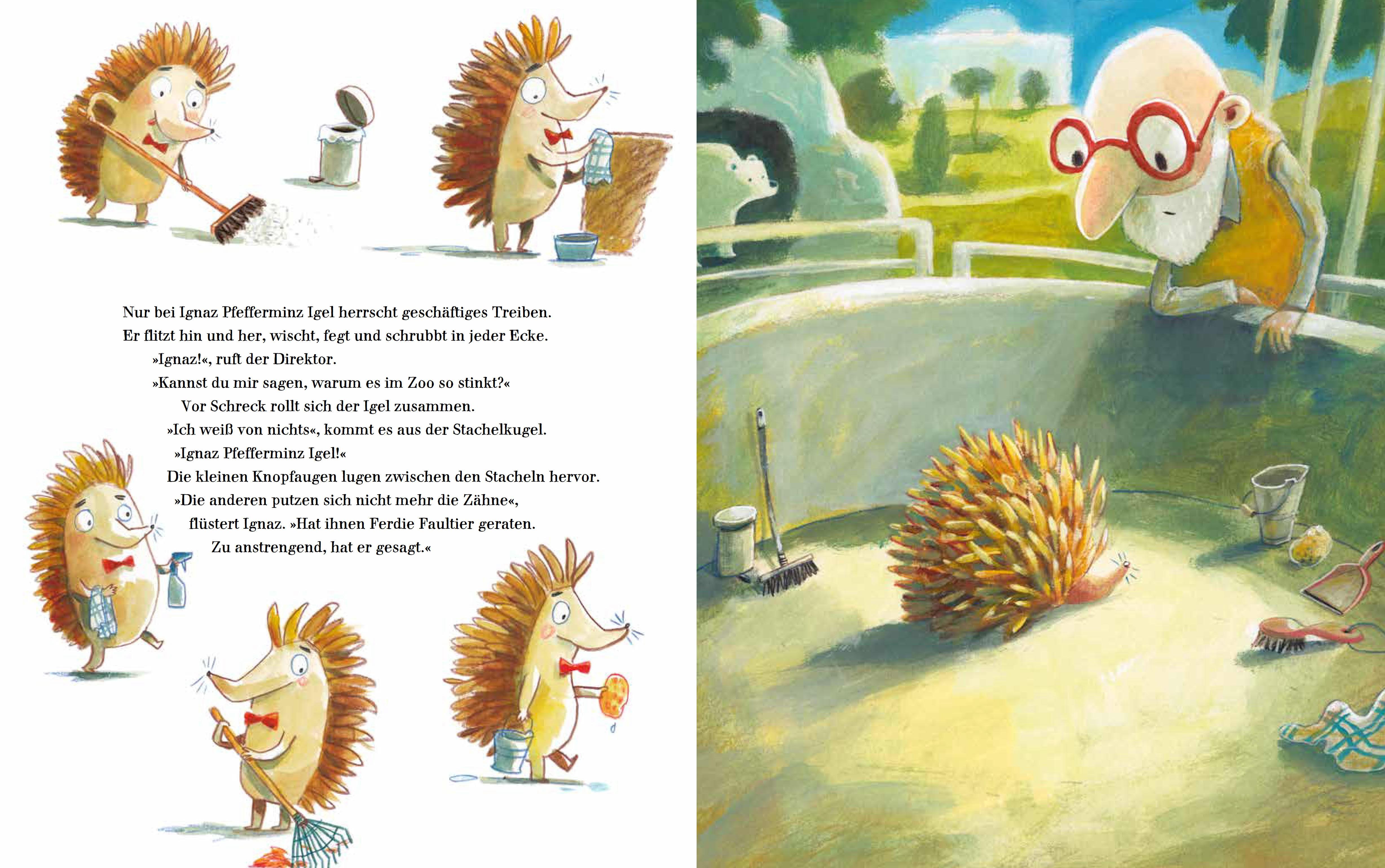 Beispielinhalt (Bild) Der große Zahnputztag im Zoo