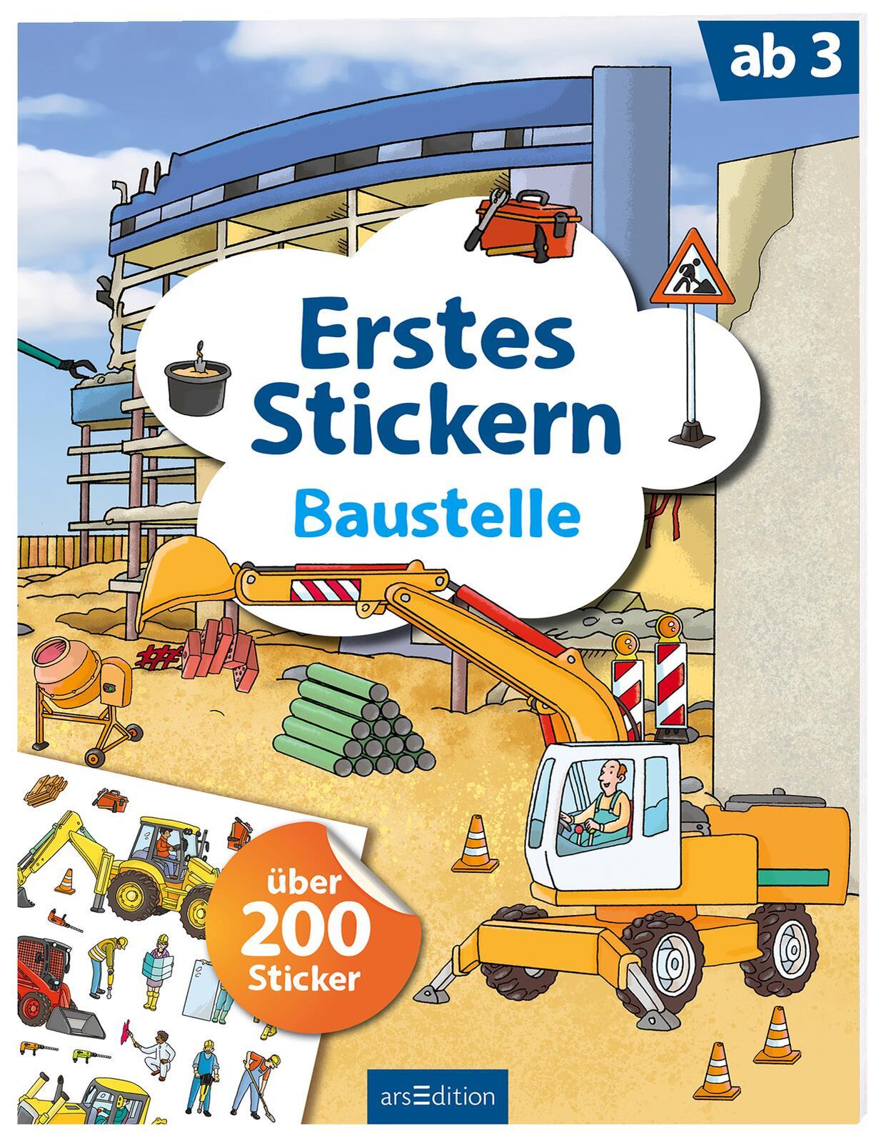 Vorderes Coverbild Erstes Stickern Baustelle