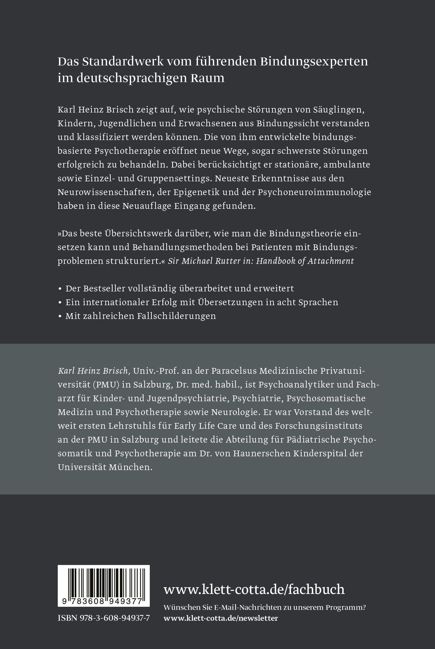 Rückseitencover Bindungsstörungen