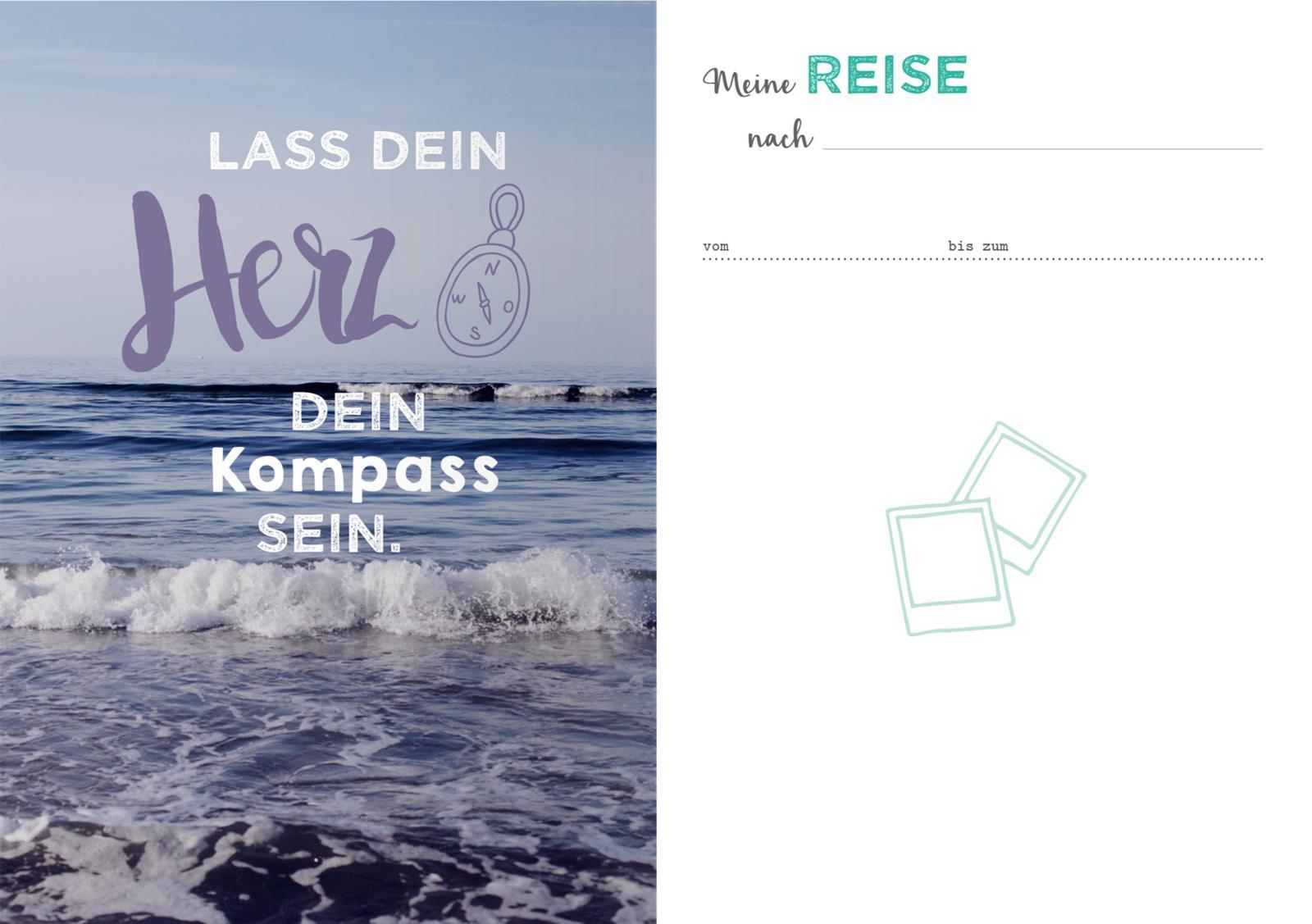 Beispielinhalt (Bild) Life is a Journey - dein Reisetagebuch für mehrere Reisen