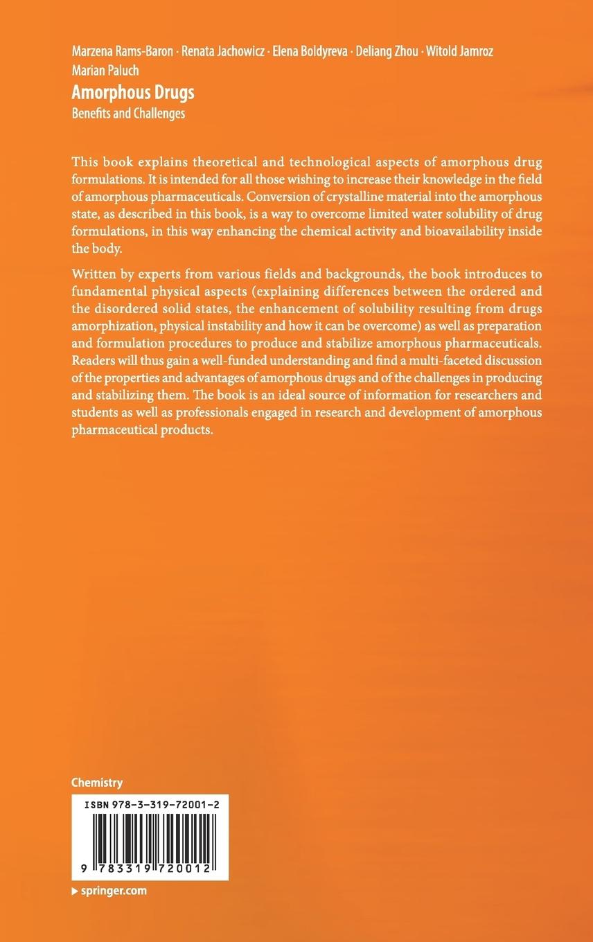 Rückseitencover Amorphous Drugs