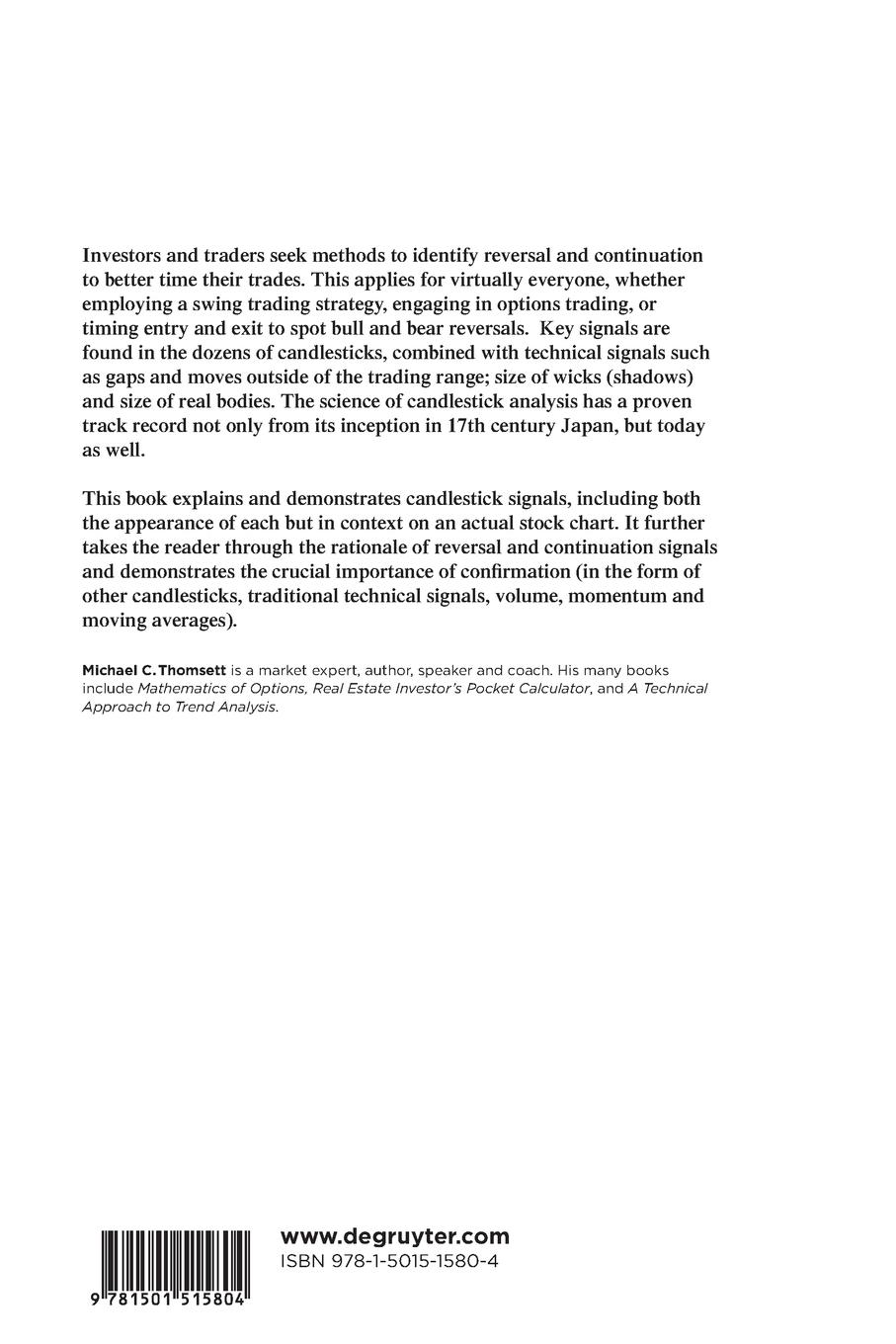 Rückseitencover Candlestick Charting