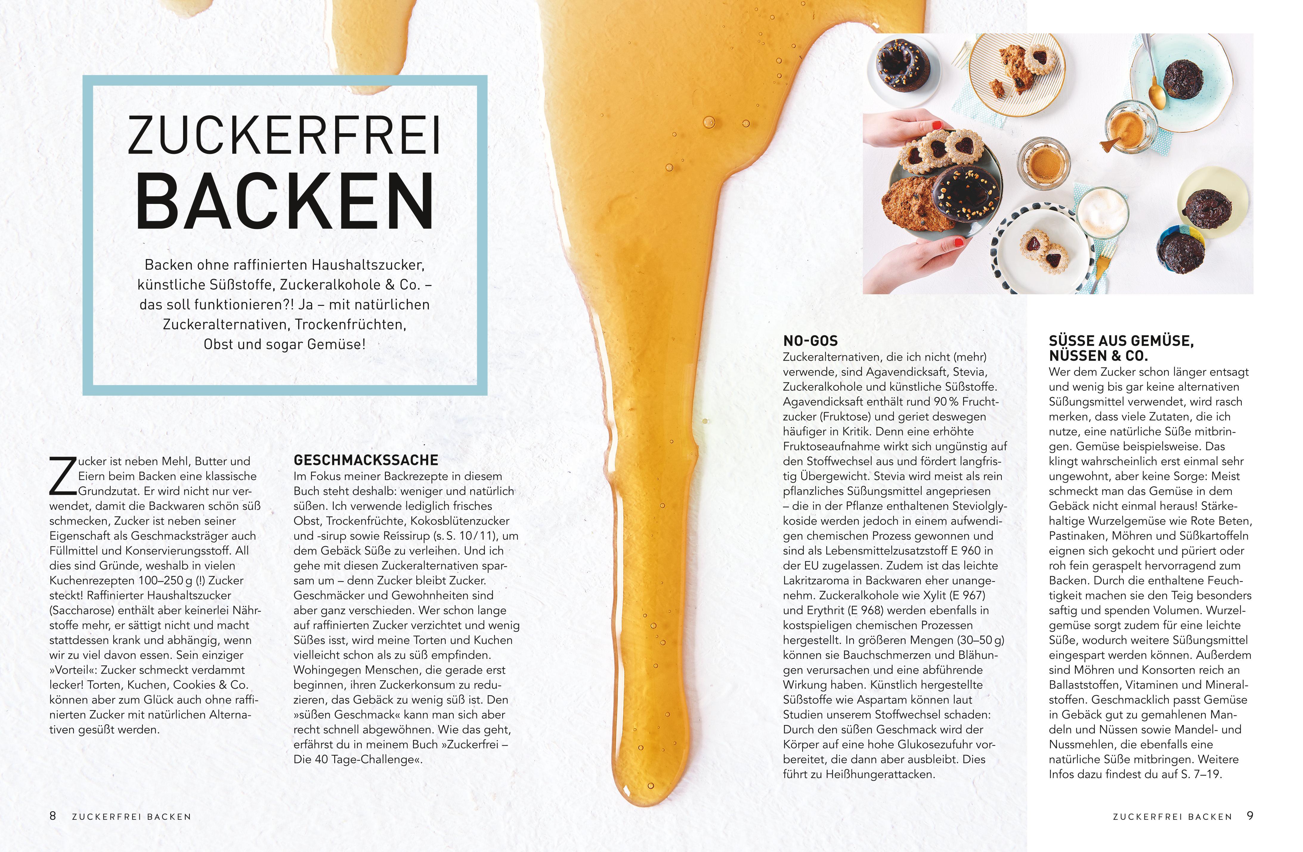 Beispielinhalt (Bild) Zuckerfrei backen