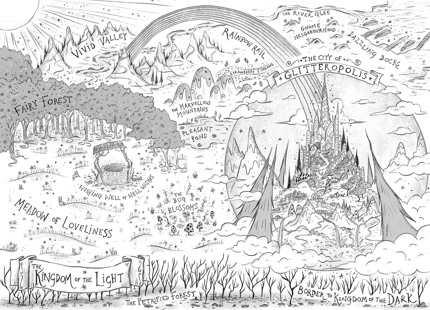 Beispielinhalt (Bild) Amelia Fang and the Unicorn Lords