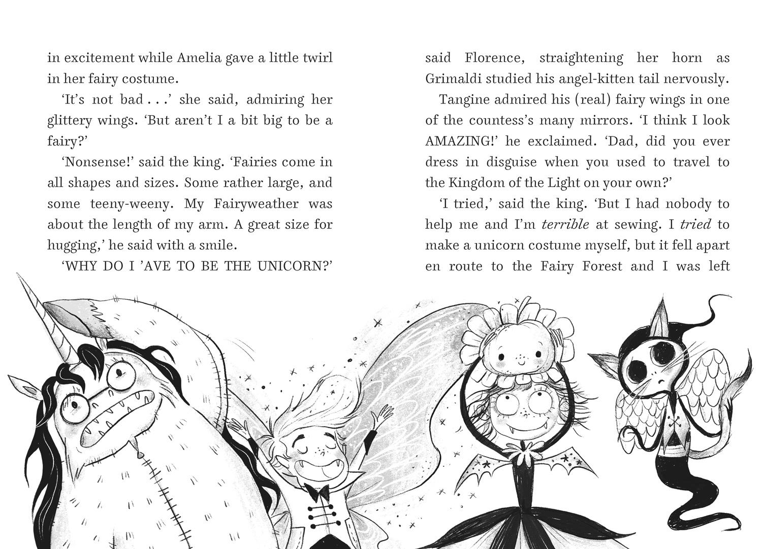 Beispielinhalt (Bild) Amelia Fang and the Unicorn Lords