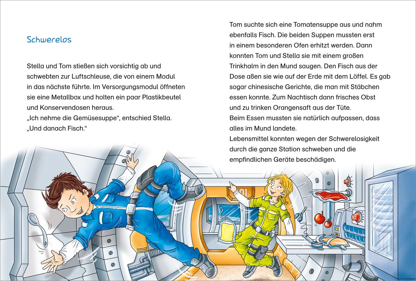 Beispielinhalt (Bild) Der kleine Major Tom, Band 1: Völlig losgelöst