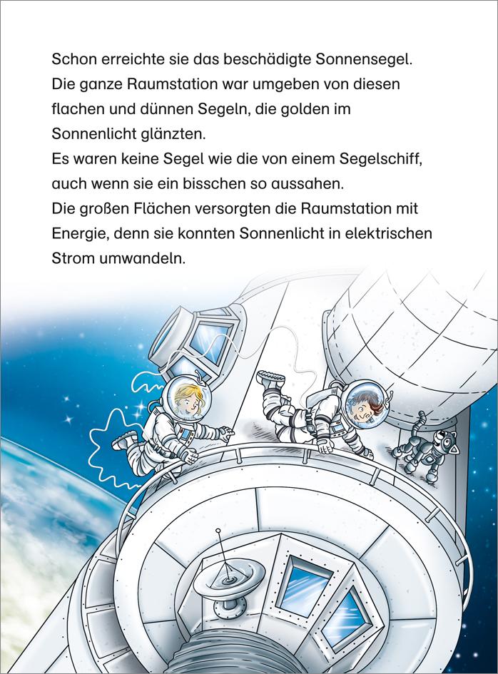 Beispielinhalt (Bild) Der kleine Major Tom, Band 1: Völlig losgelöst