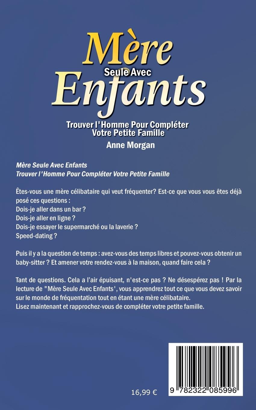 Rückseitencover Mère Seule Avec Enfants