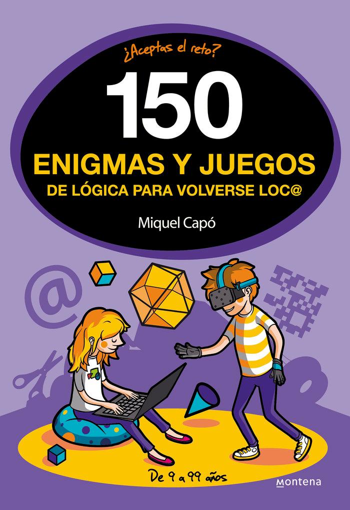 Vorderes Coverbild 150 enigmas y juegos de lógica para volverse loco