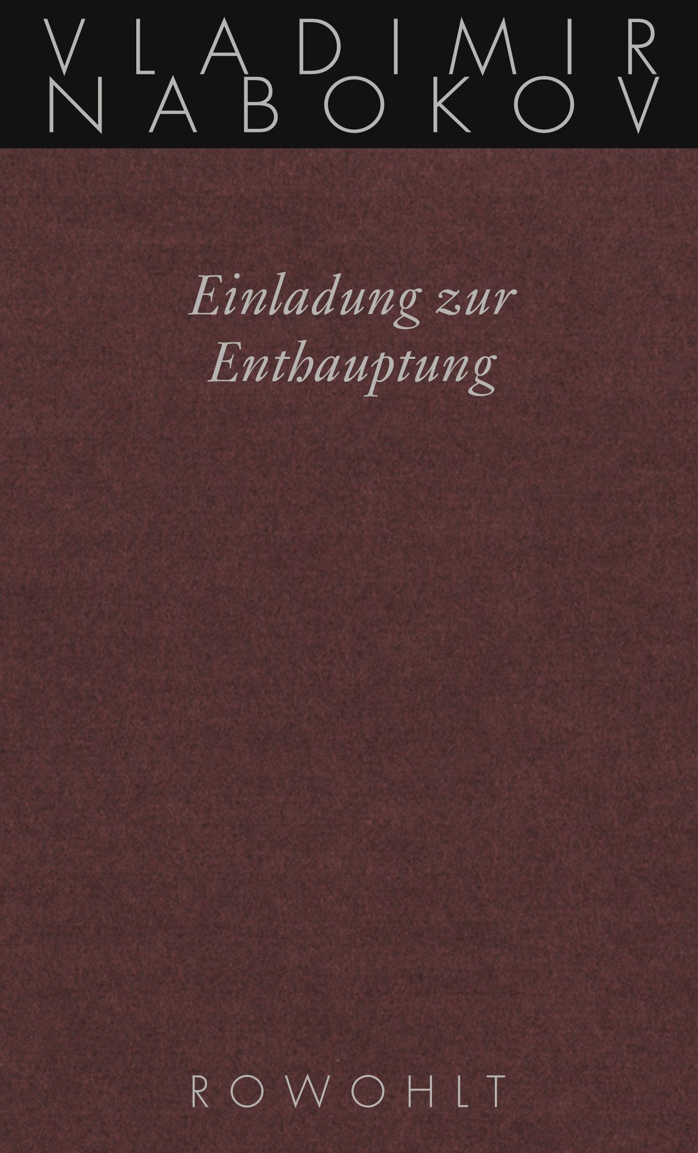 Vorderes Coverbild Gesammelte Werke 04. Einladung zur Enthauptung