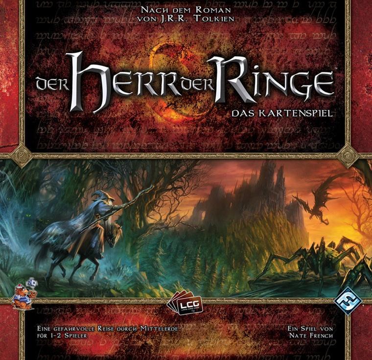 Vorderes Coverbild Herr der Ringe LCG Grundspiel