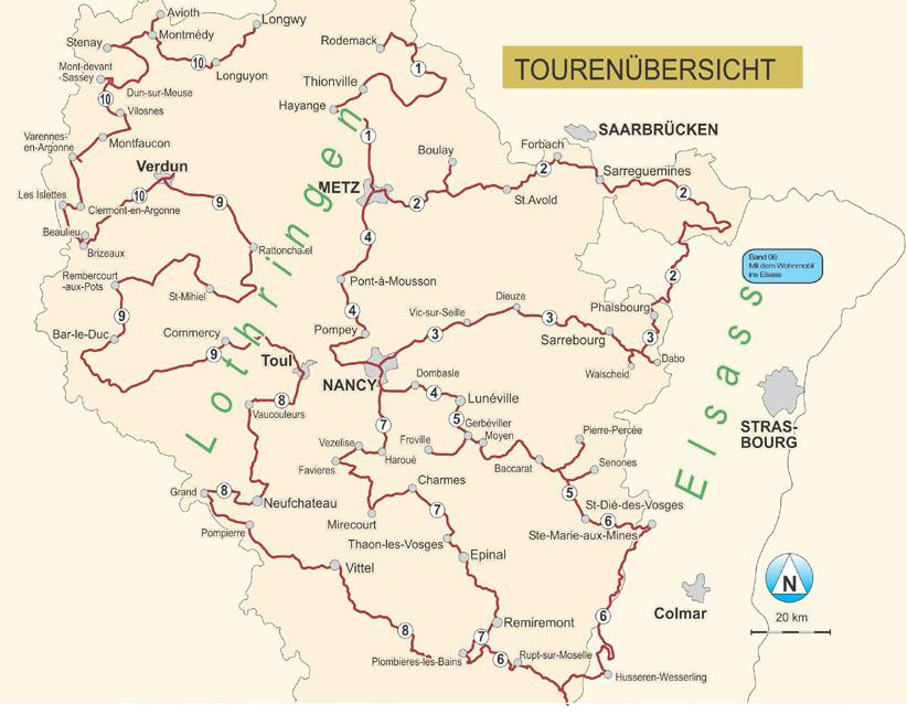 Beispielinhalt (Bild) Mit dem Wohnmobil nach Lothringen