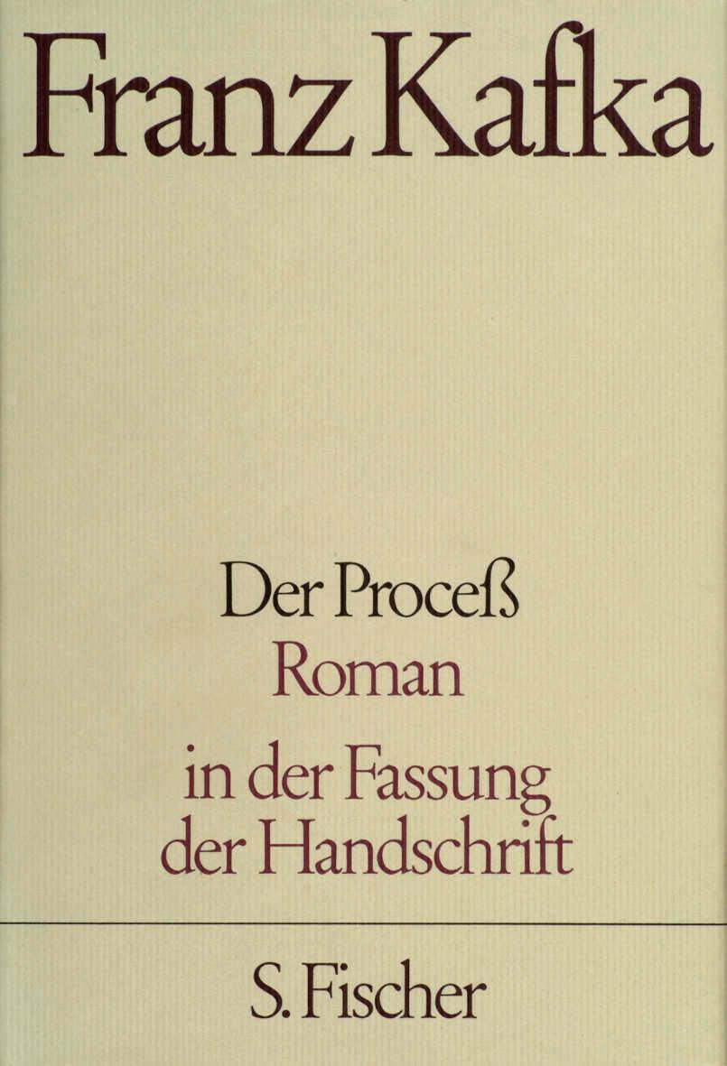 Vorderes Coverbild Der Proceß ( Prozess)