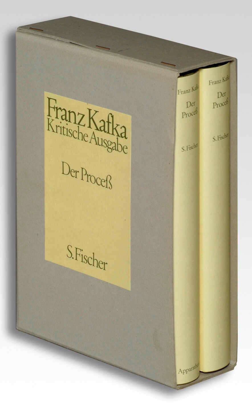 Vorderes Coverbild Der Proceß ( Prozess). Kritische Ausgabe