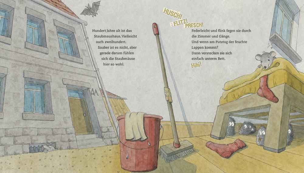 Beispielinhalt (Bild) Das Staubmaushaus