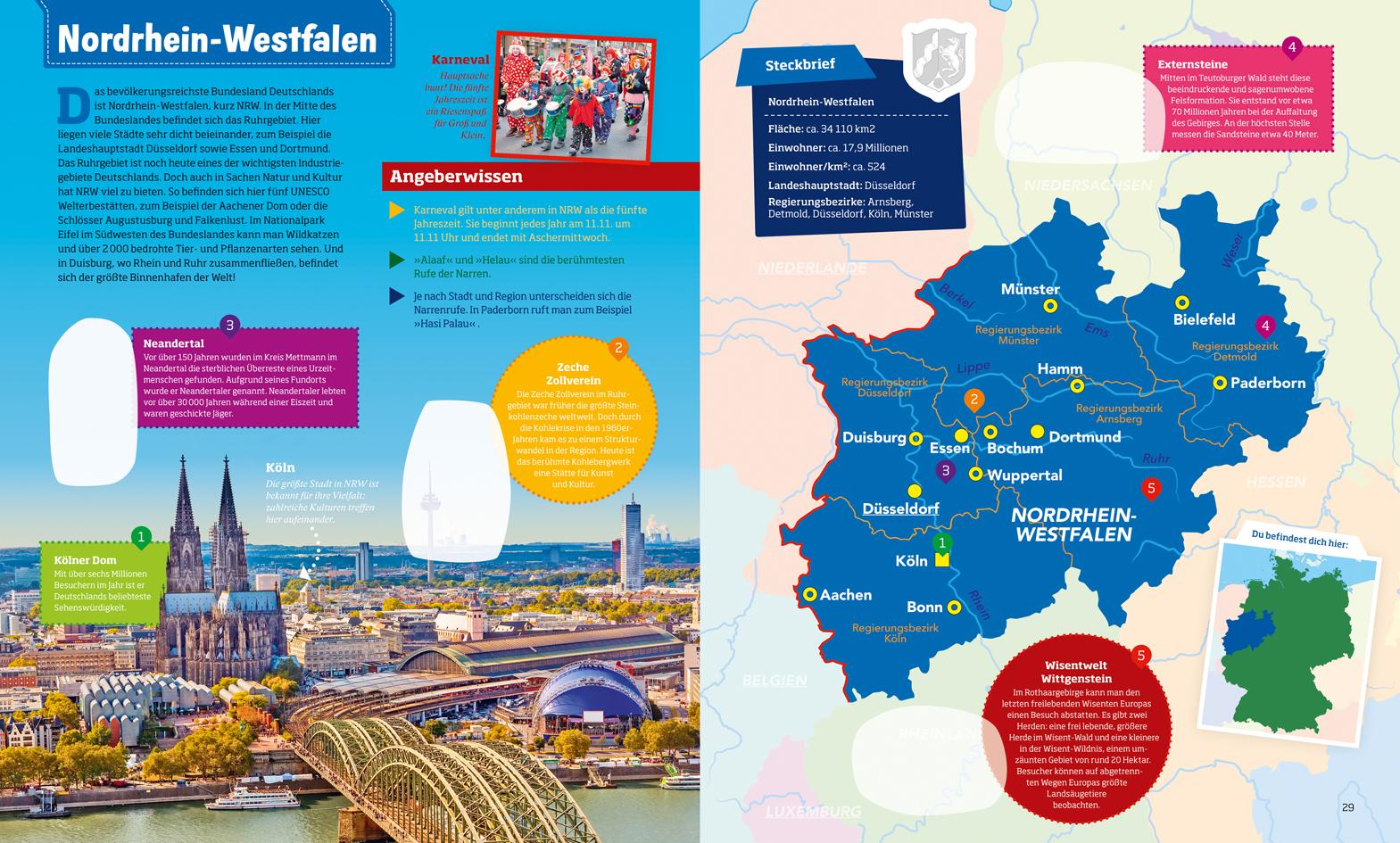 Beispielinhalt (Bild) WAS IST WAS Bundesländer Deutschland