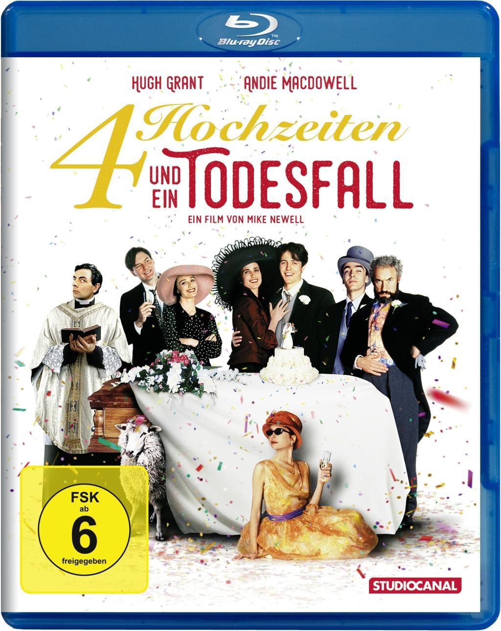 Vorderes Coverbild Vier Hochzeiten und ein Todesfall