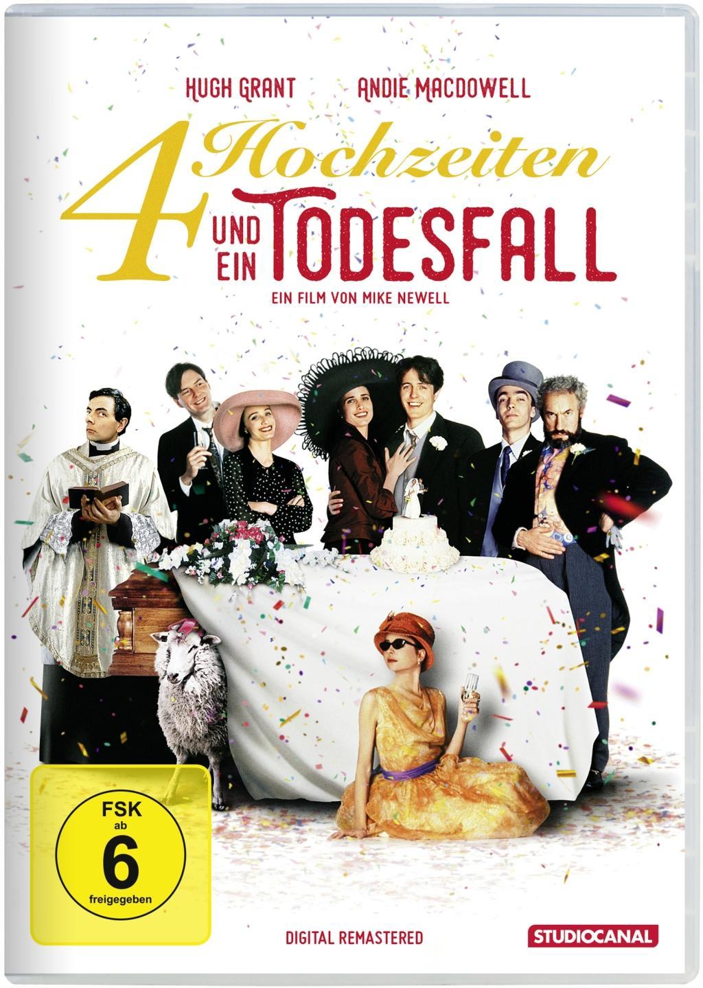 Vorderes Coverbild Vier Hochzeiten und ein Todesfall