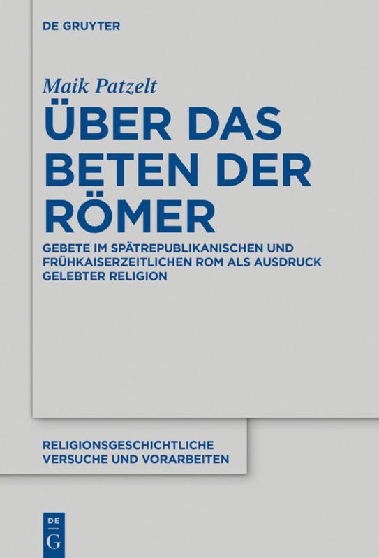 Vorderes Coverbild Über das Beten der Römer