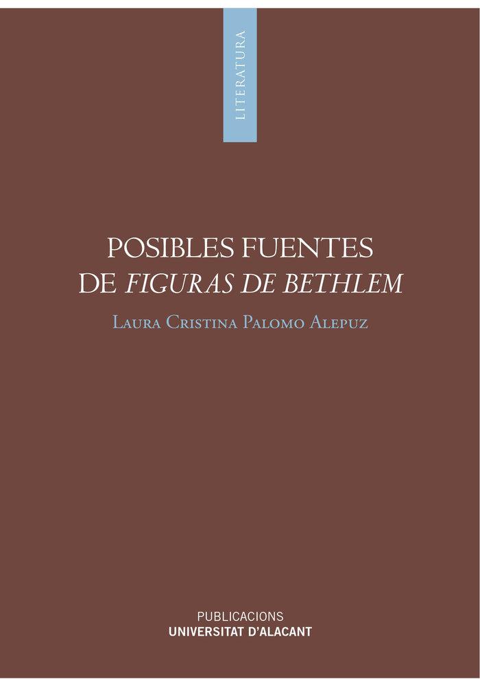 Vorderes Coverbild Posibles fuentes de figuras de Bethlem