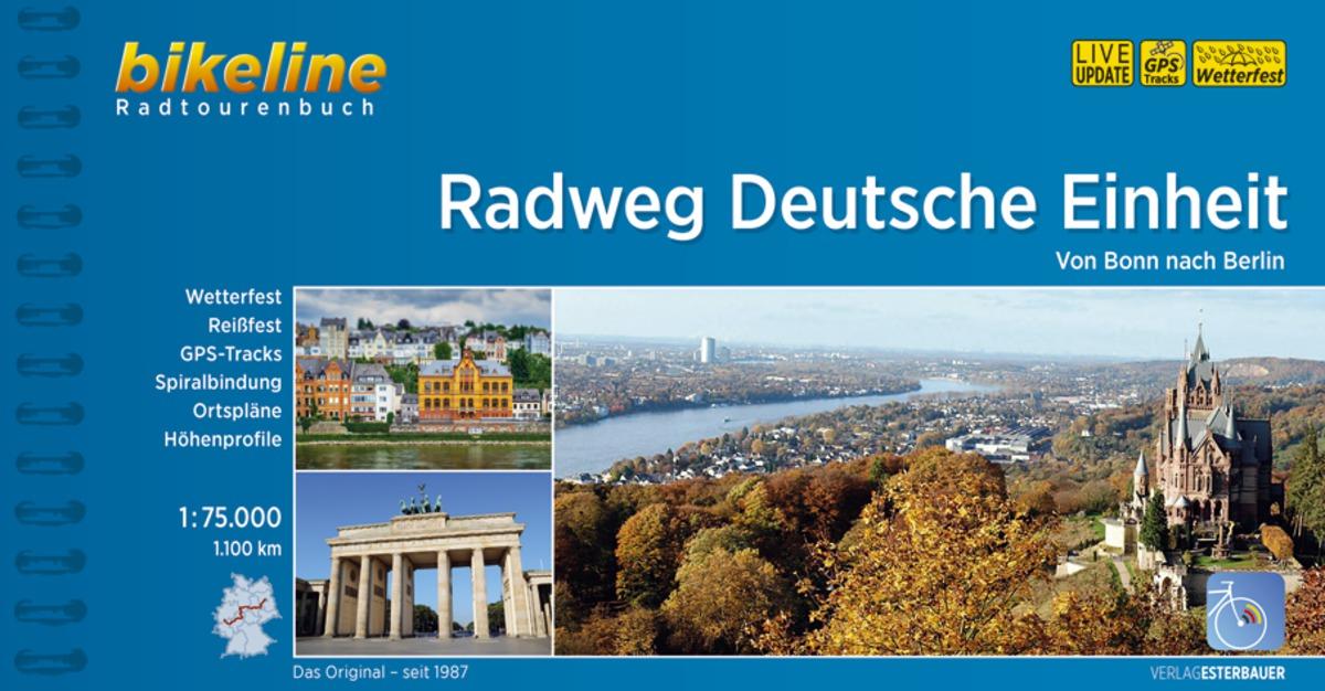 Vorderes Coverbild Bikeline Radtourenbuch Radweg Deutsche Einheit
