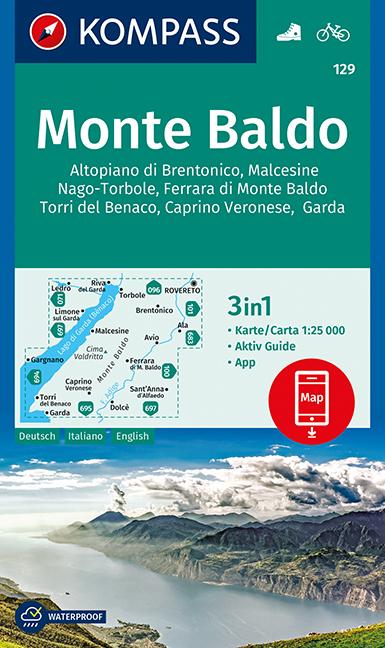Vorderes Coverbild Monte Baldo  1:25 000