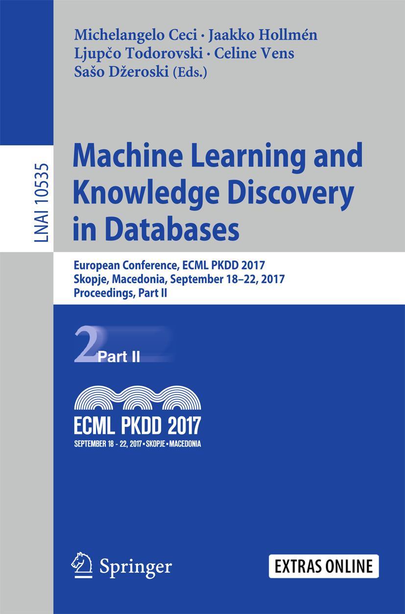 Vorderes Coverbild Machine Learning and Knowledge Discovery in Databases