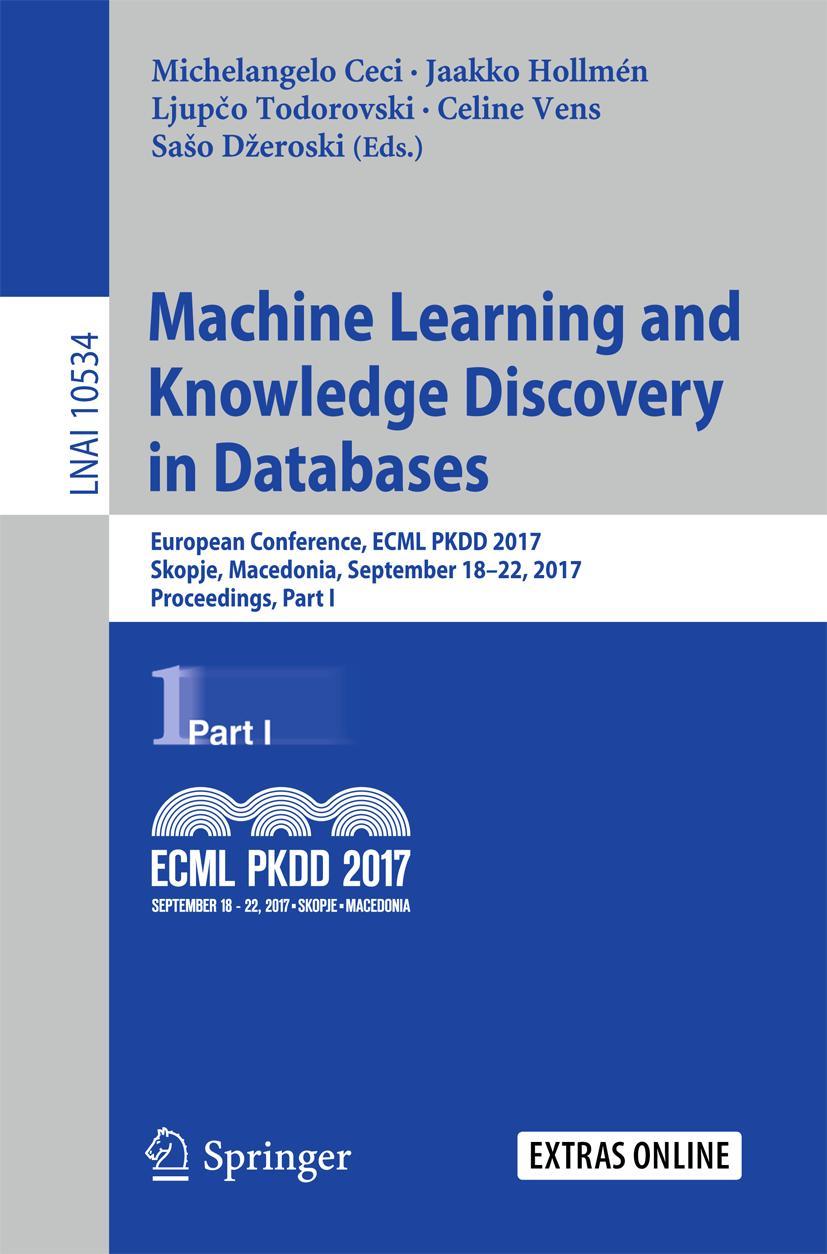 Vorderes Coverbild Machine Learning and Knowledge Discovery in Databases