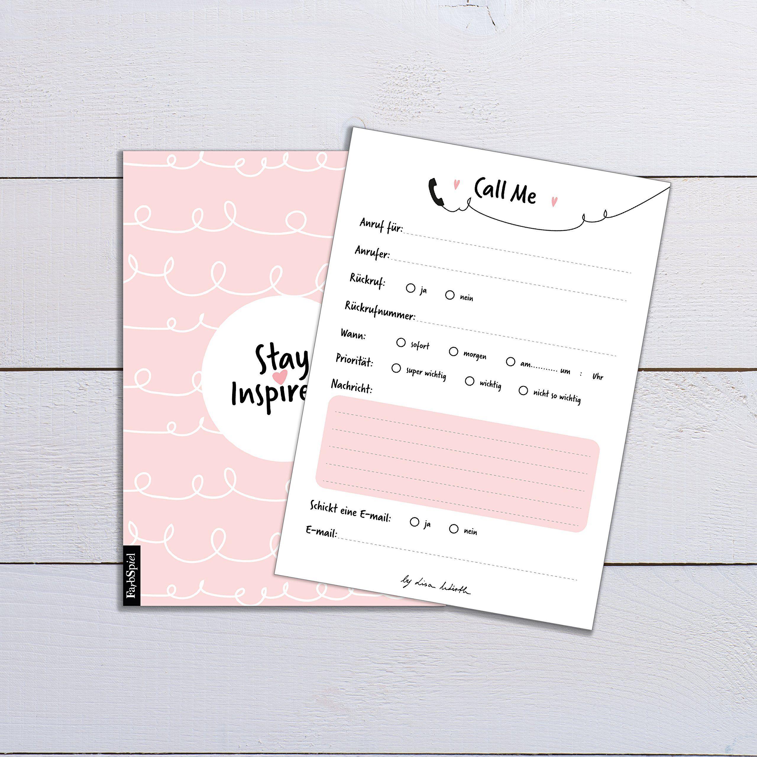 Beispielinhalt (Bild) 6 Blöcke inkl. Wochenplaner, Einkaufsliste, To Do Block/Liste, Notizblock, Kalender Notizblock, Rückruf Notiz, 50 Seiten pro Block, DIN A6, Hochwertige Papierqualität.