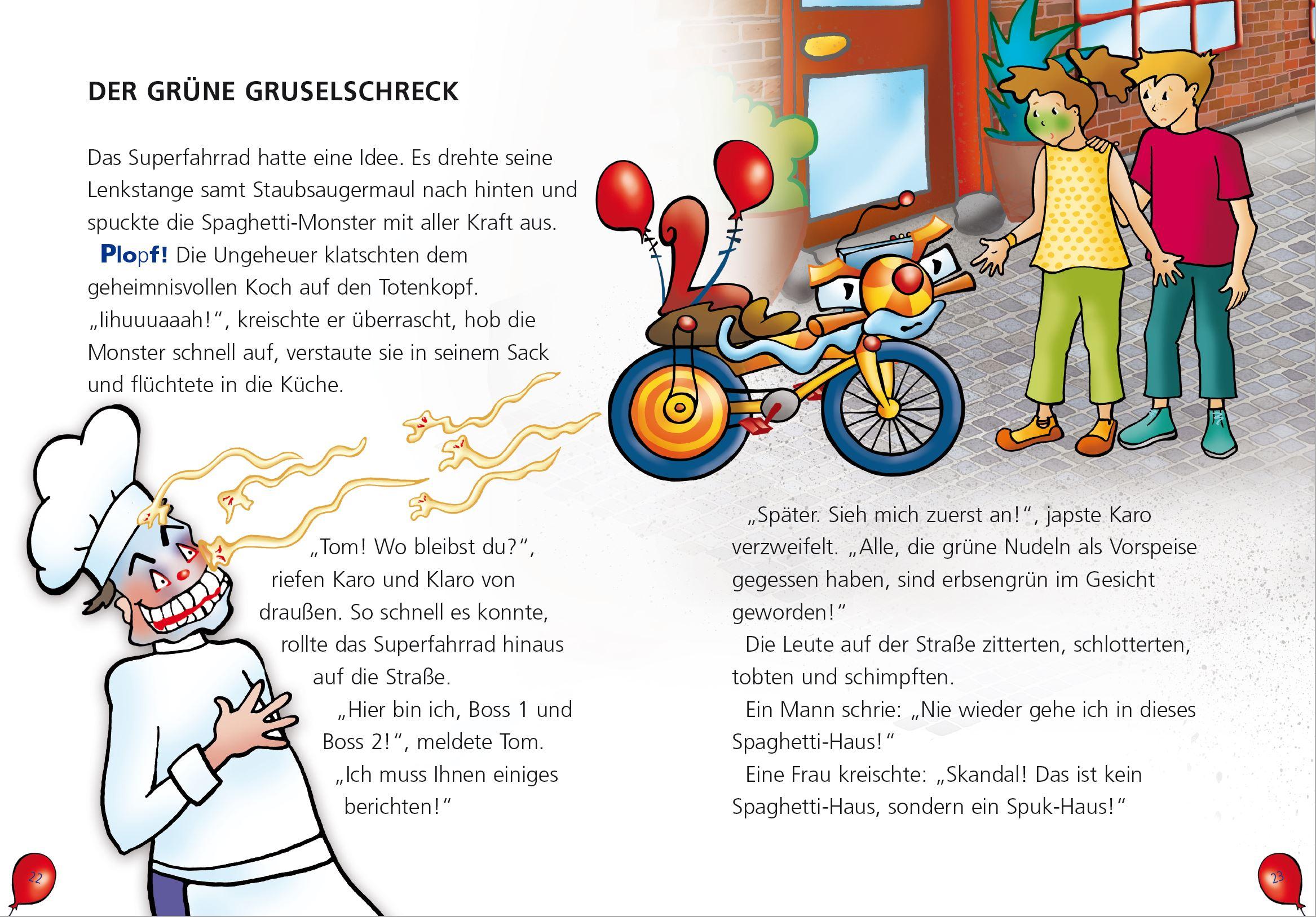 Beispielinhalt (Bild) Tom Turbo: Der Spaghetti-Spuk