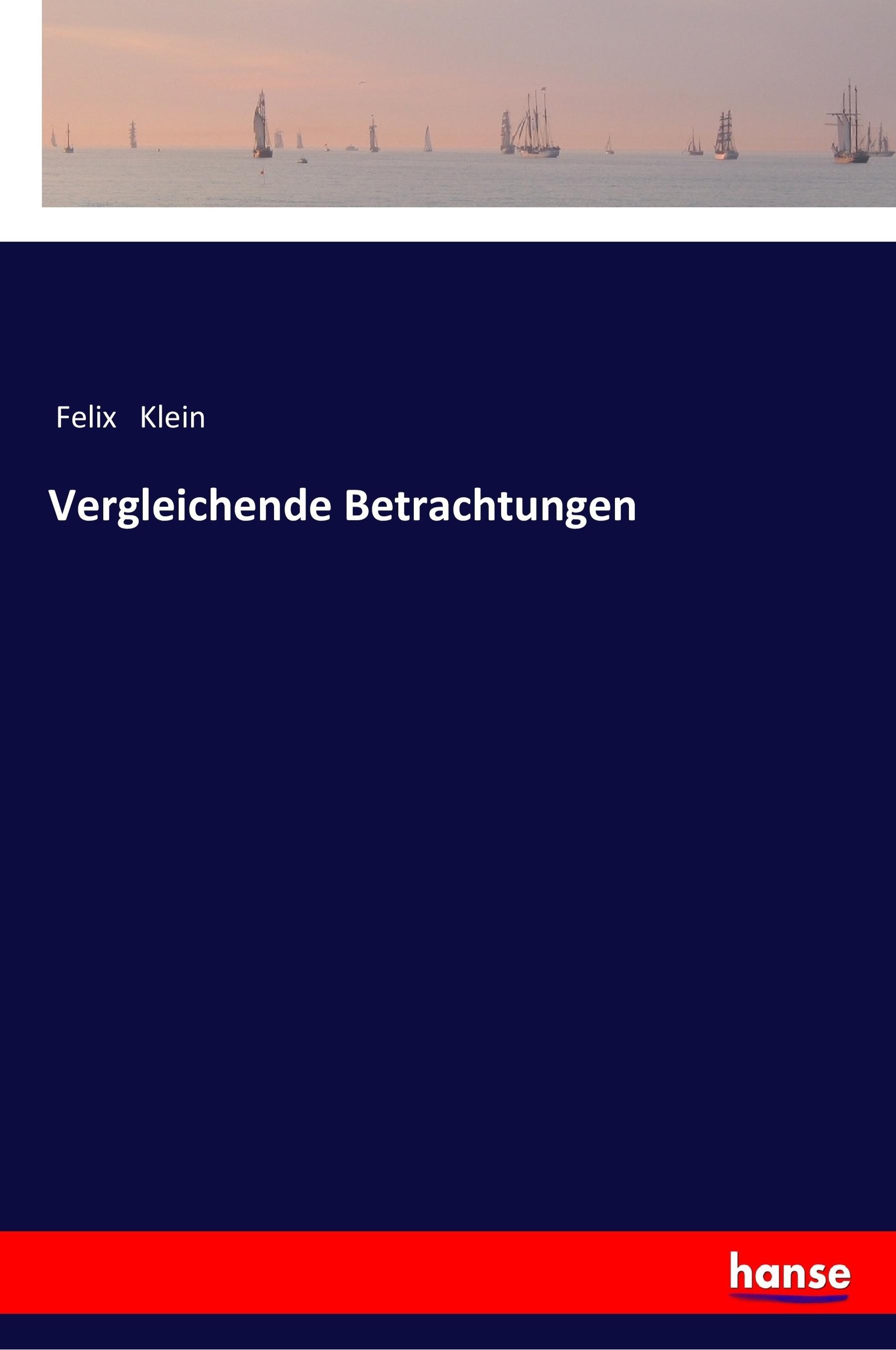 Vorderes Coverbild Vergleichende Betrachtungen